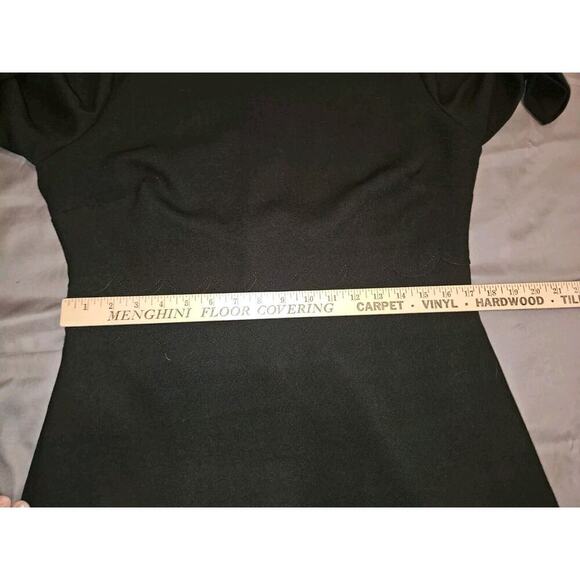 NWT! Banana Republic Black Scalloped Waist Sheath Dress Size 12 - Picture 10 of 15